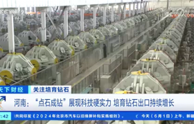 河南延伸培育钻石产业链 培育钻石出口持续增长