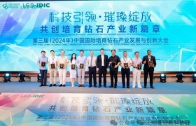 惠丰钻石璀璨亮相第三届(2024年)中国国际培育钻石产业大会