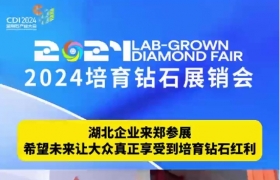 2024培育钻石展销会 | 湖北企业来郑参展，希望未来让大众真正享受到培育钻石的红利