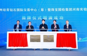 郑州培育钻石国际交易中心（筹）暨珠宝国检集团河南实验室揭牌成立