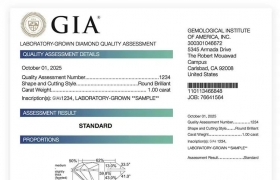 GIA：达不到D色的培育钻石都是“标品”