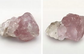 重达37克拉的粉白双色天然钻石